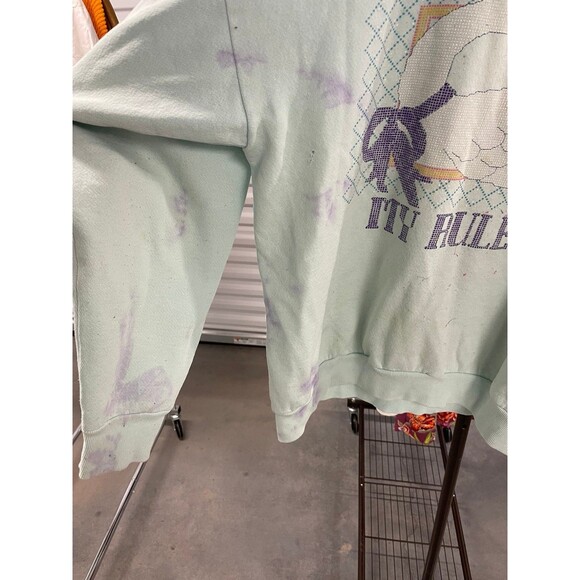 Vintage 'My House My Rules' Long Sleeve Shirt – Distressed with Stains & Marks. - Picture 2 of 6